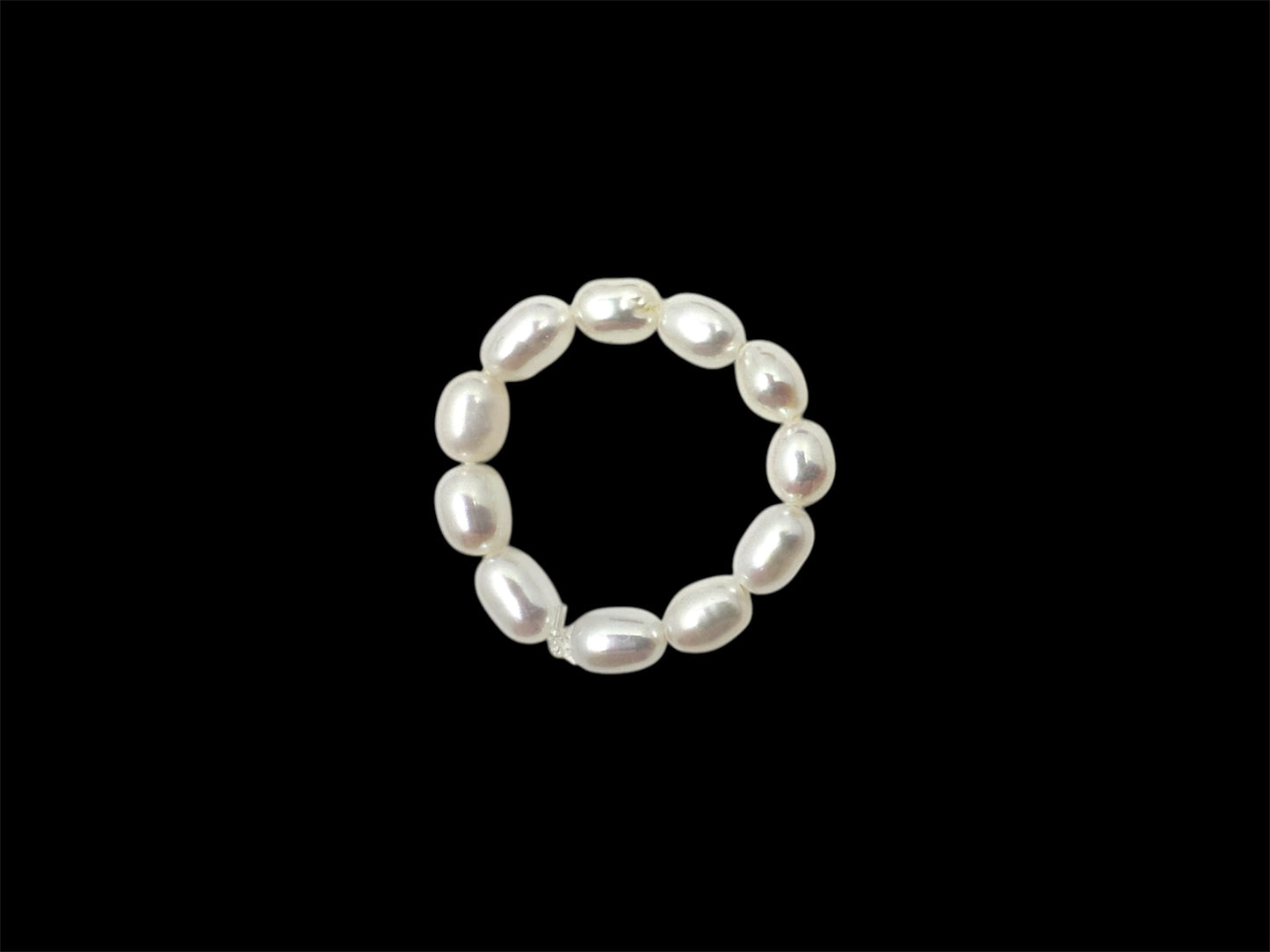 Freshwater Pearl Eternity Ring (4mm)