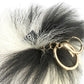 Jeuje- Arctic Fox Fur Bag Charm (Harlequin)