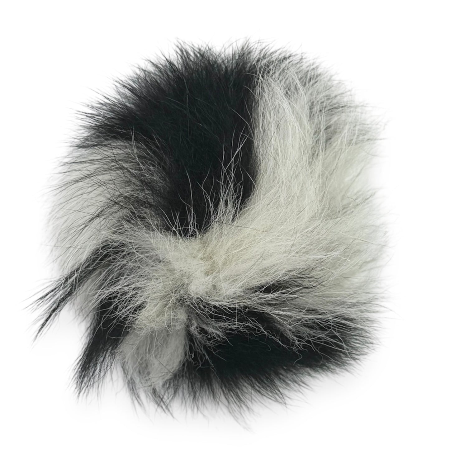 Jeuje- Arctic Fox Fur Bag Charm (Harlequin)