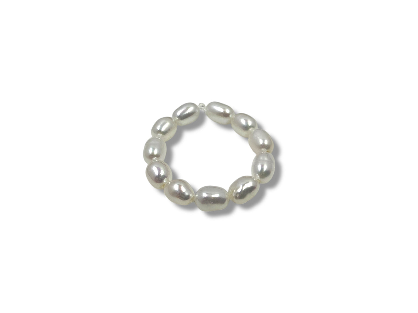 Freshwater Pearl Eternity Ring (4mm)