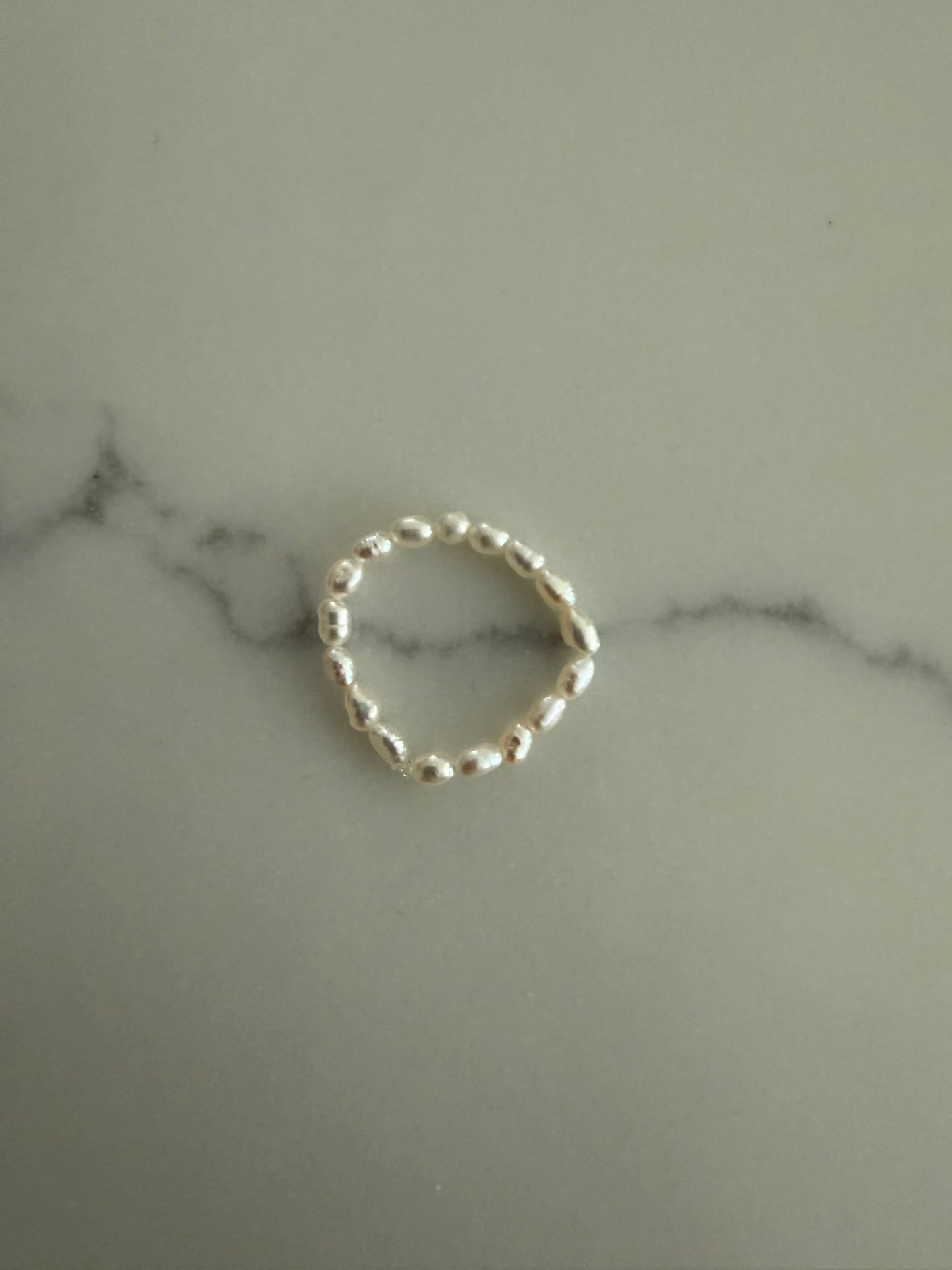 Freshwater Pearl Eternity Ring